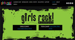 Desktop Screenshot of girlsrockroanoke.org